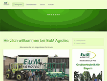 Tablet Screenshot of eum-agrotec.de